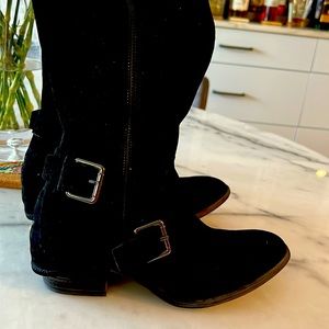 Brand new tall double zipper boots!